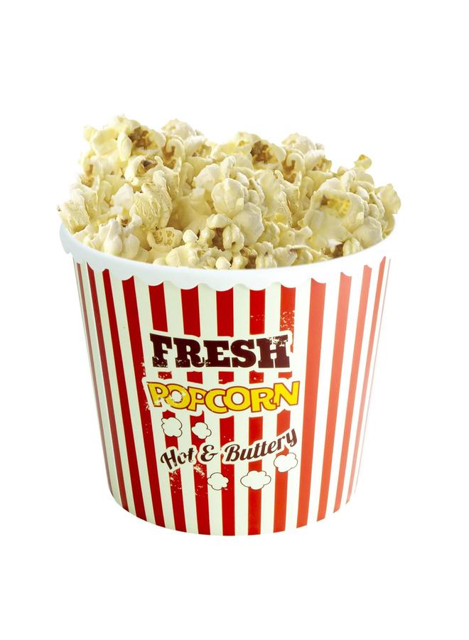 HEREVIN 2.3 Litre Fresh Popcorn Printed Large Snack Bowl - Image 1